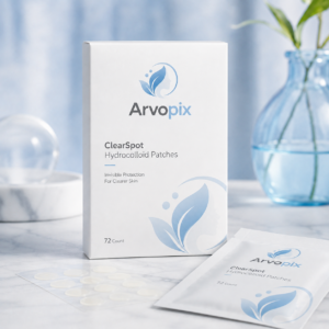 Arvopix ClearSpot Hydrocolloid Patches — 72 Count